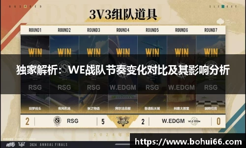 独家解析：WE战队节奏变化对比及其影响分析